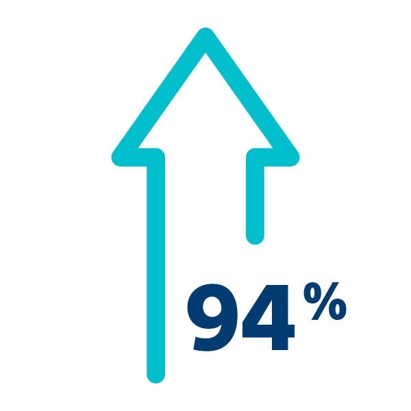 Ninety four percent Icon