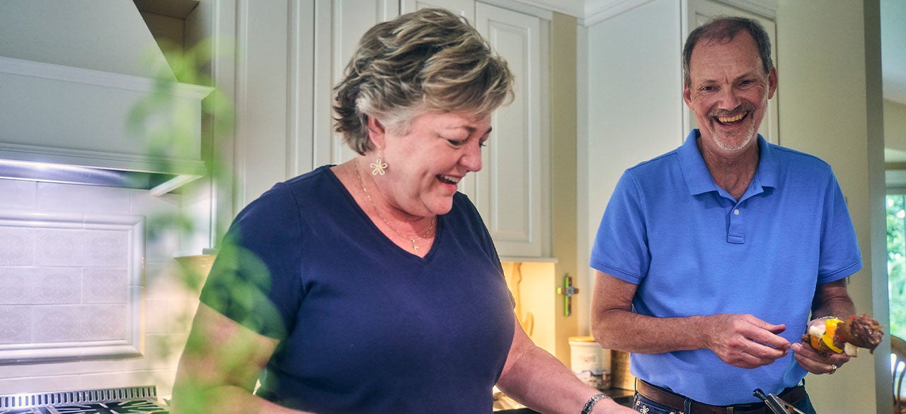 After spinal cord stimulation, Greg Fritz found pain relief and a newfound love of riding horses with his wife, Sue.