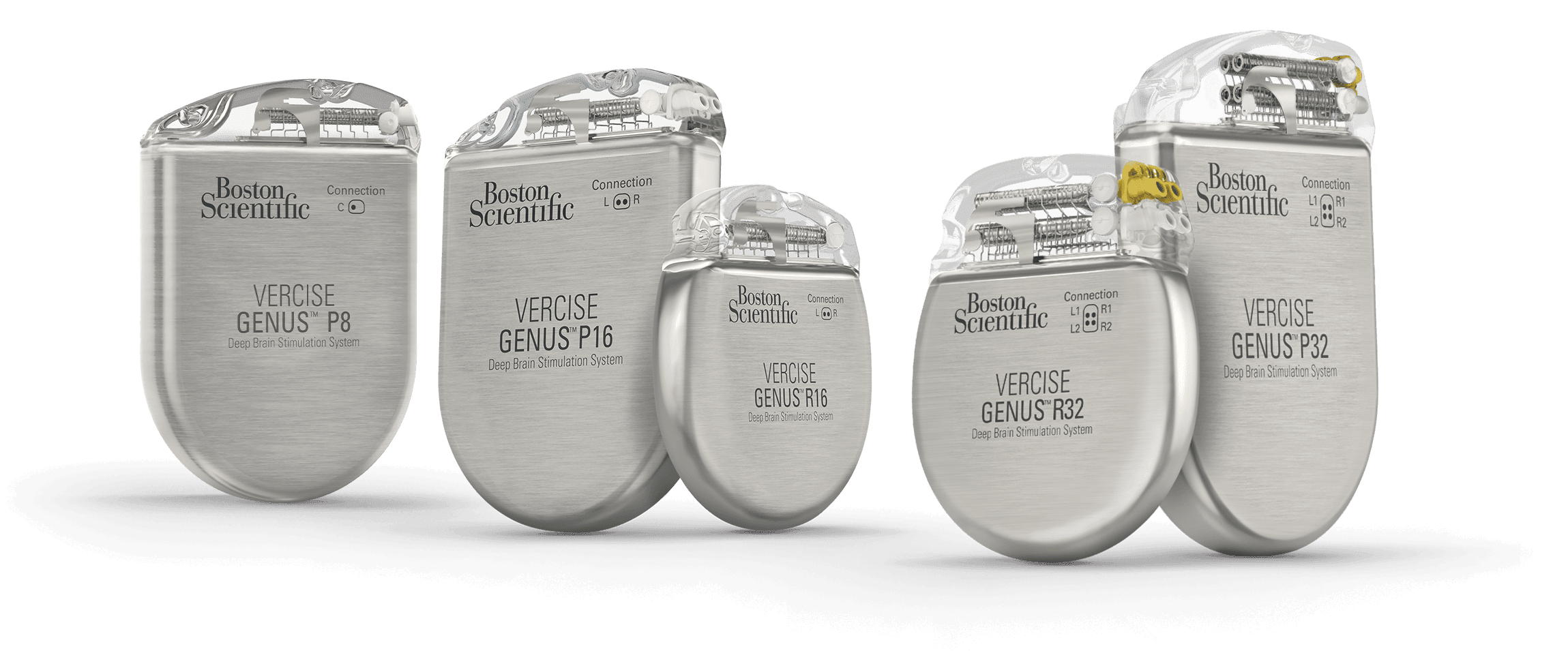 Vercise Genus IPGs P8, P16, P32, R16 and R32.