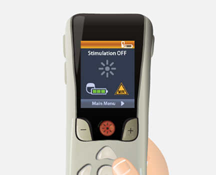 freelink remote control stimulation is off for mri mode.