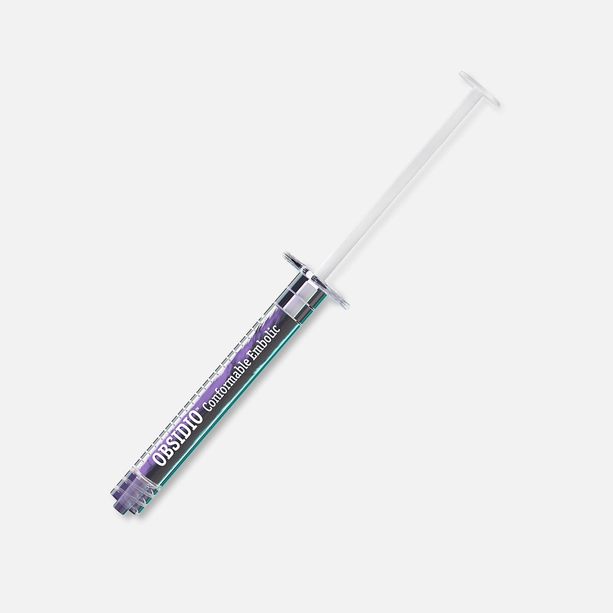 Obisidio™ conformable embolic syringe.