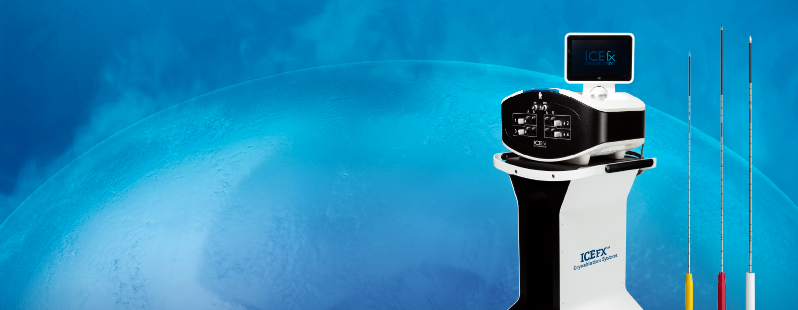 consola de ICE FX con agujas