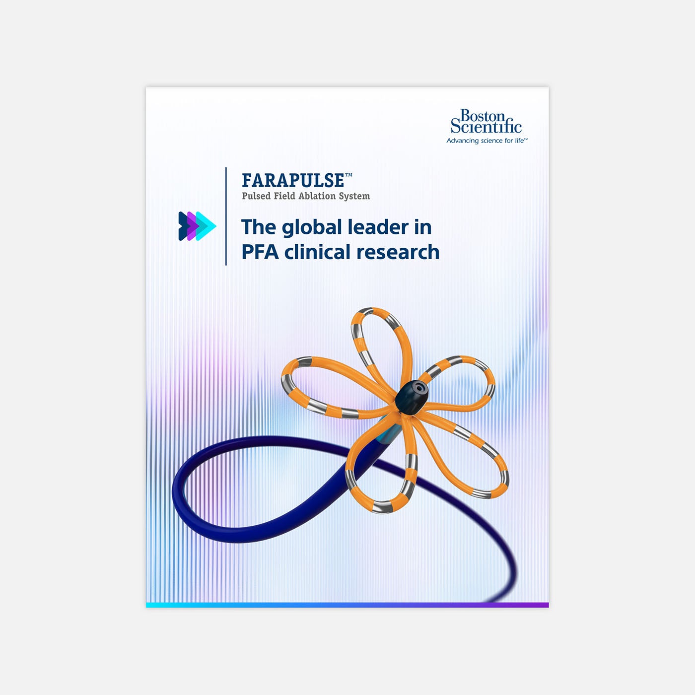 Cover page of the FARAPULSE™ Pulsed Field Ablation (PFA) System PFA clinical data brochure.