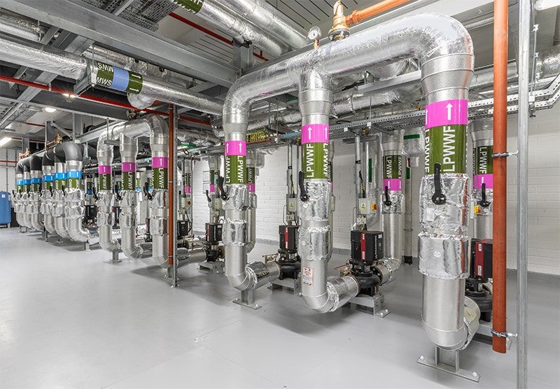 Inside of the new Galway Ireland facility demonstrating the prioritization of energy efficiency in the upgrades.