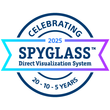 SpyGlass DS II Direct Visualization System celebrating 20 years badge.