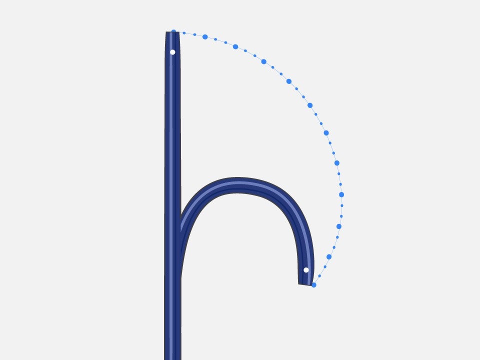 SureFlex sheath tip deflecting from straight to 180 degrees.