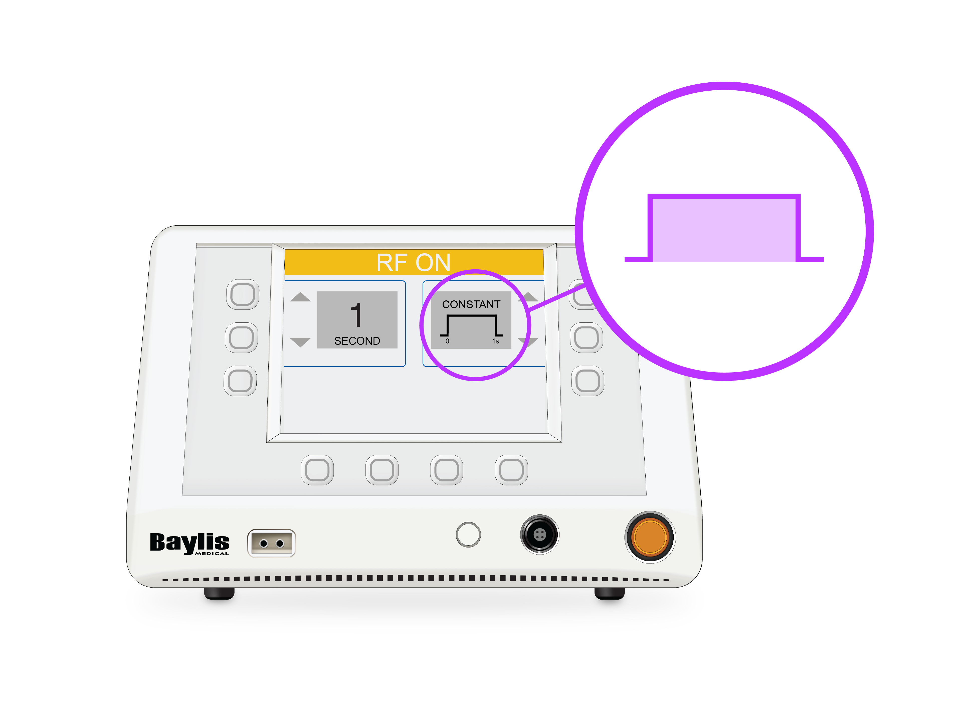 RFP-100A Generator in Constant mode.