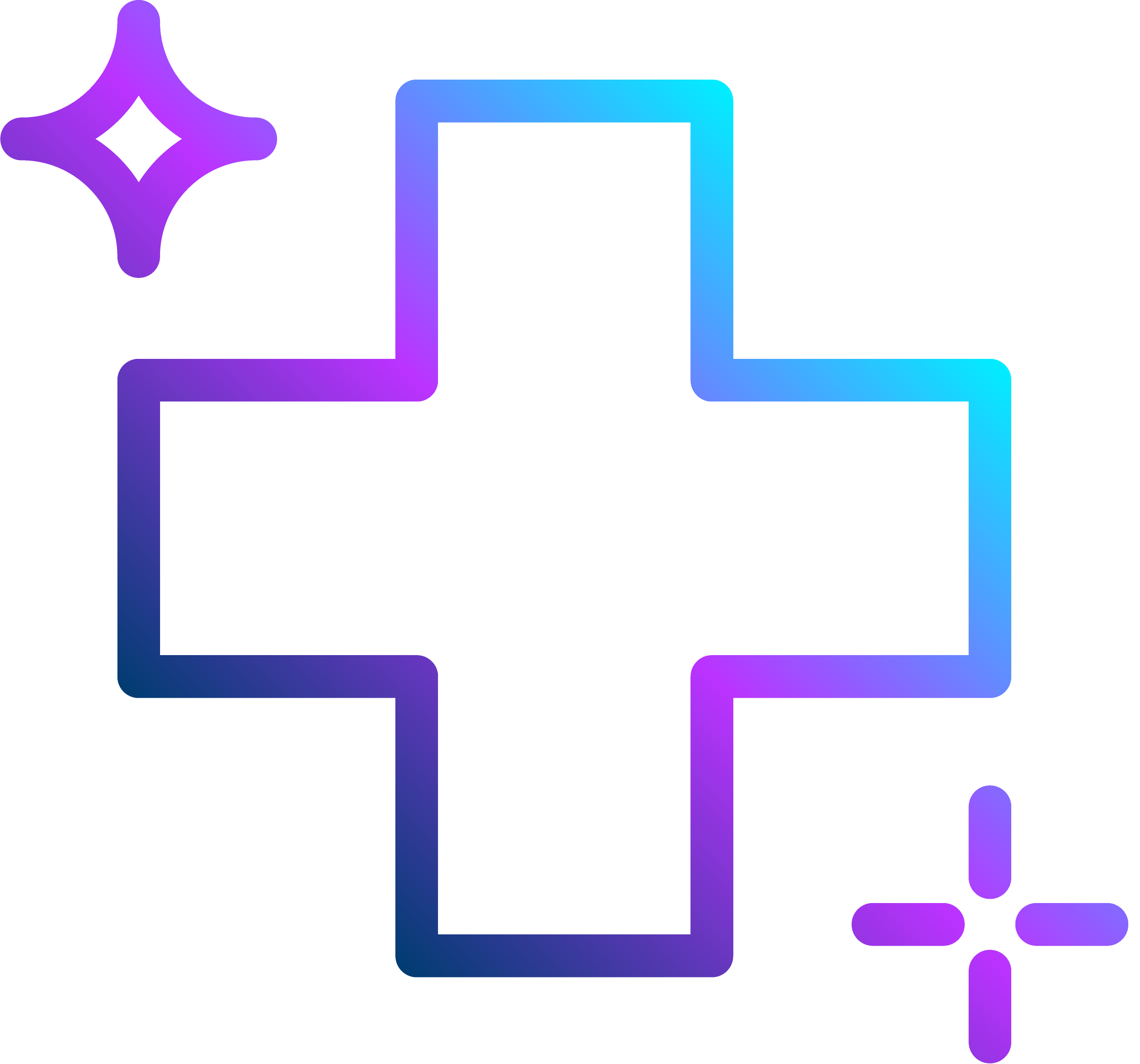 icon showing illustration of healthcare cross