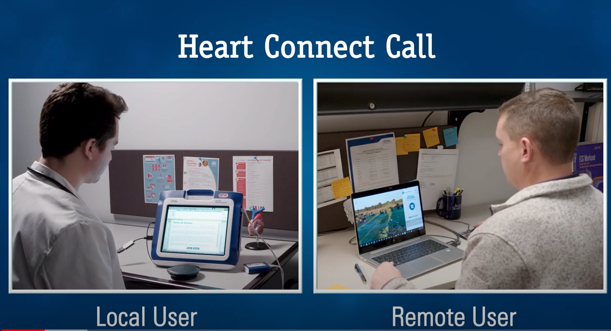 Heart Connect System Video Local Remote User