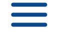 Icon of three blue horizontal lines.