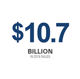 icon with $10.7 Billion in operational sales