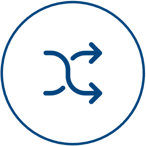 Icon of two arrows pointing right