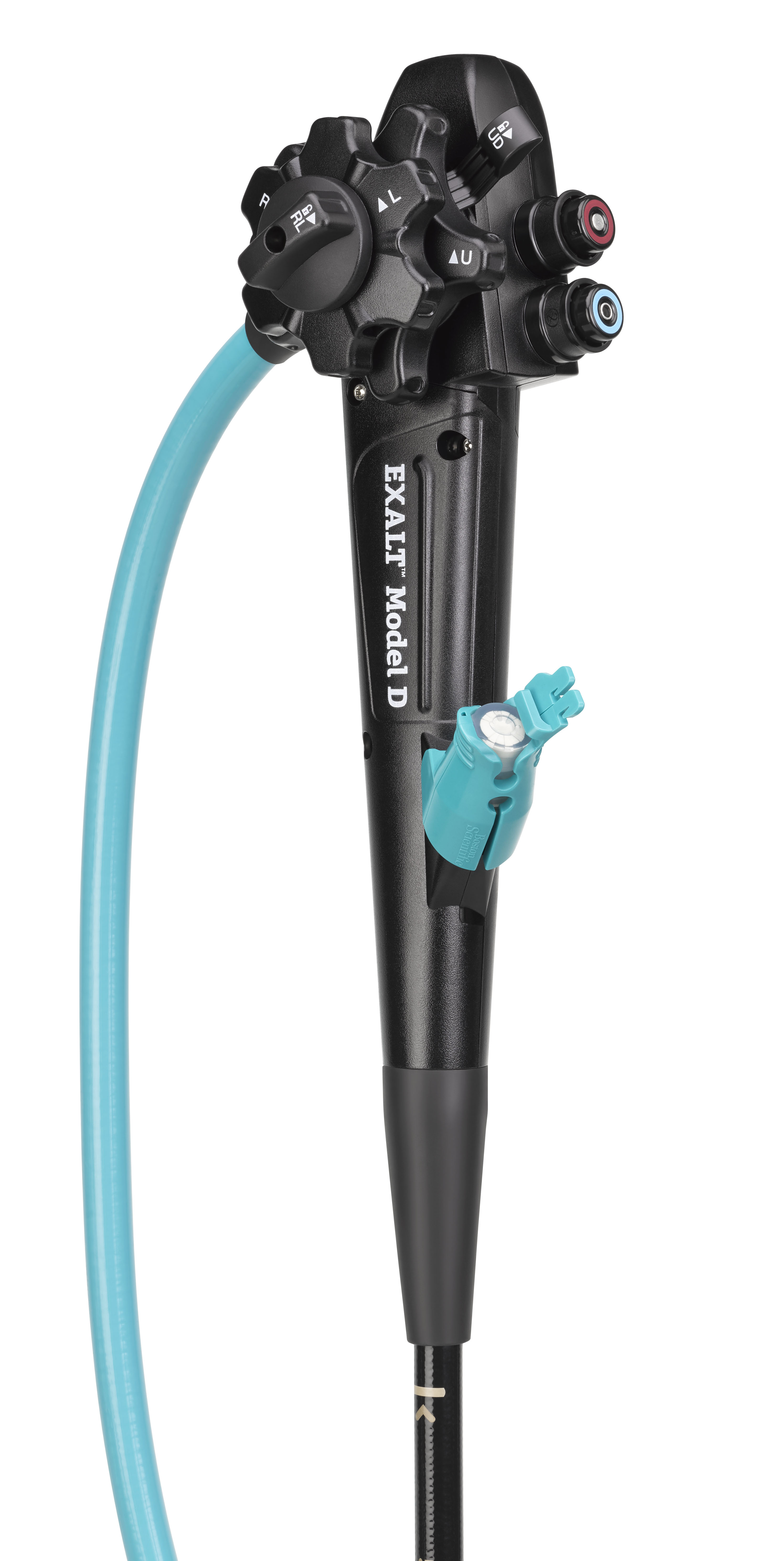 EXALT Model D Single-Use Duodenoscope, Generation 3 with AutoCap™ RX Integrated Biopsy Cap and Guidewire Locking Device
