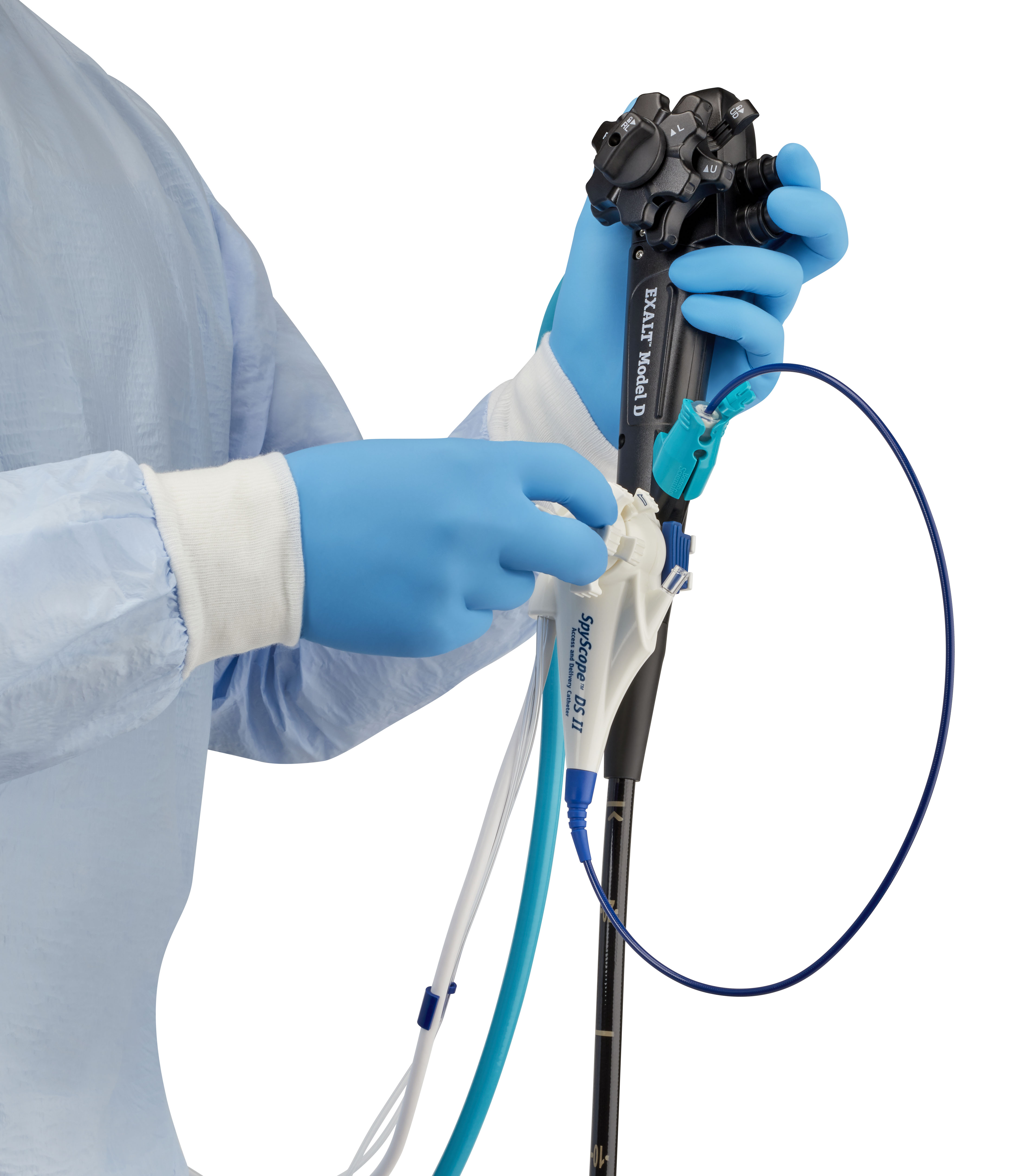 EXALT Model D Single-Use Duodenoscope, Generation 3 with the SpyGlass™ DS System with Sight Shield Technology 