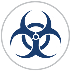 biohazard waste icon