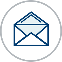 Icon of open envelope