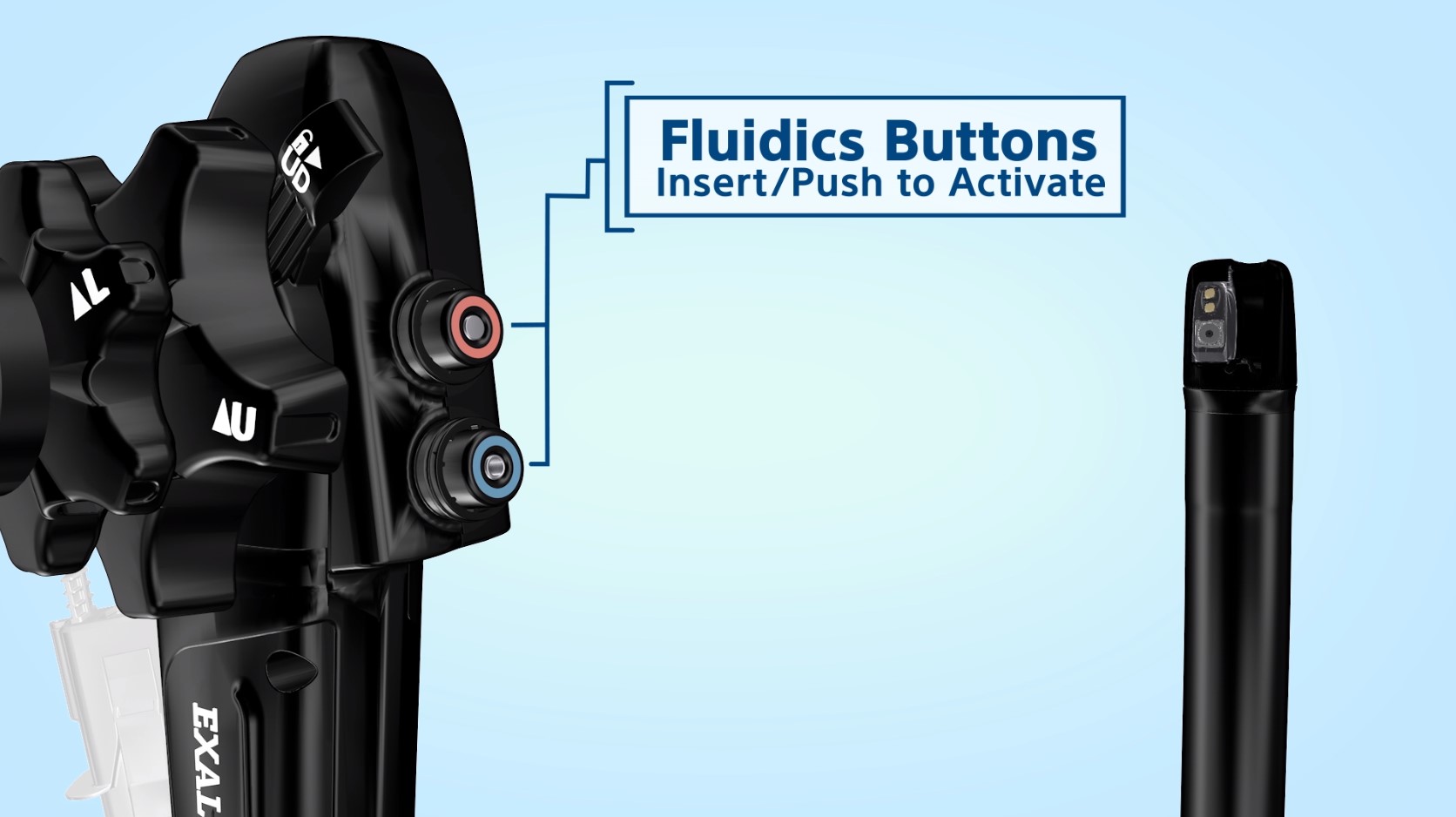 EXALT fluidics buttons animation Video