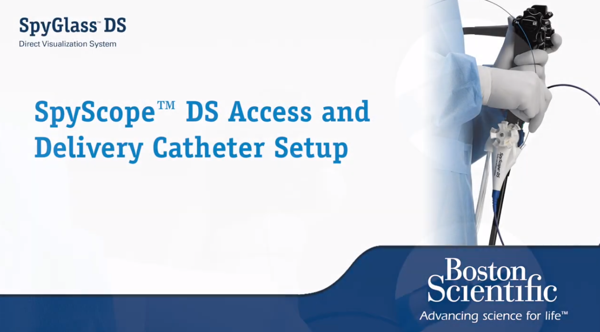 SpyScope™ DS Access and Delivery Catheter Setup