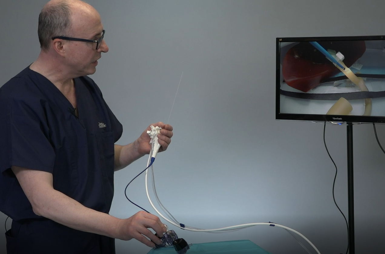 Watch a video demonstration on how to use the SpyGlass Discover Digital Catheter