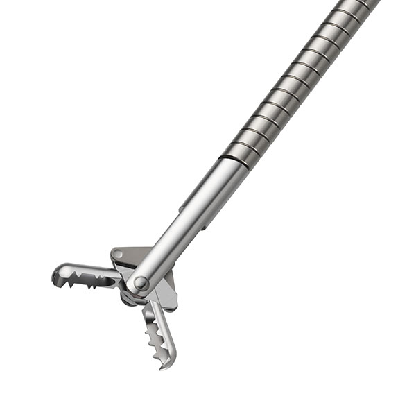 Close-up of SpyBite Max forceps