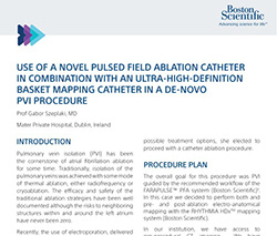 Use of a novel Pulsed Field Ablation catheter in combination with an ultra-high-definition basket mapping catheter in a de-novo PVI procedure (2024)