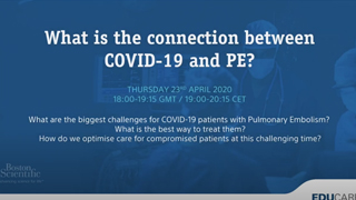 Pulmonary Embolism and Covid-19