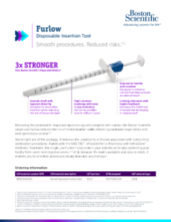 File Download: Furlow Disposable Insertion Tool Physician Sell Sheet