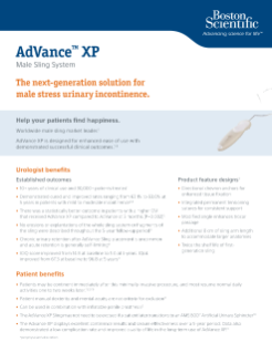 AdVance™ XP Physician Sell Sheet