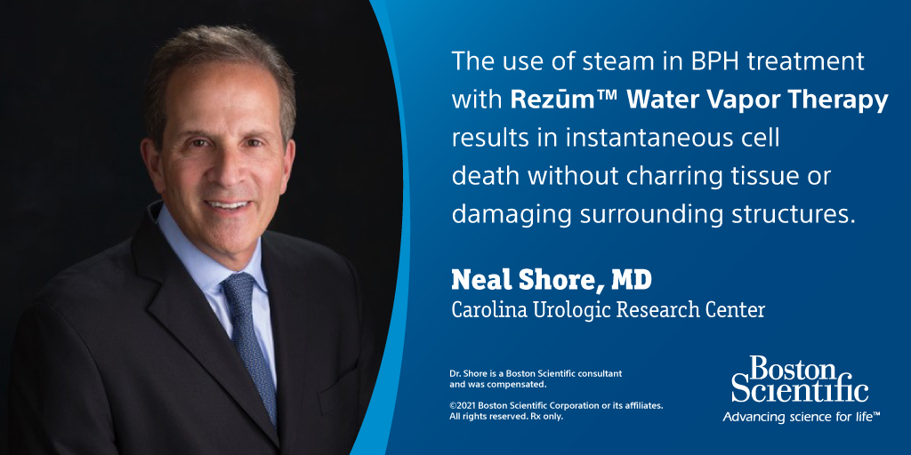Treating BPH Safely, Efficiently and Effectively with Steam Boston