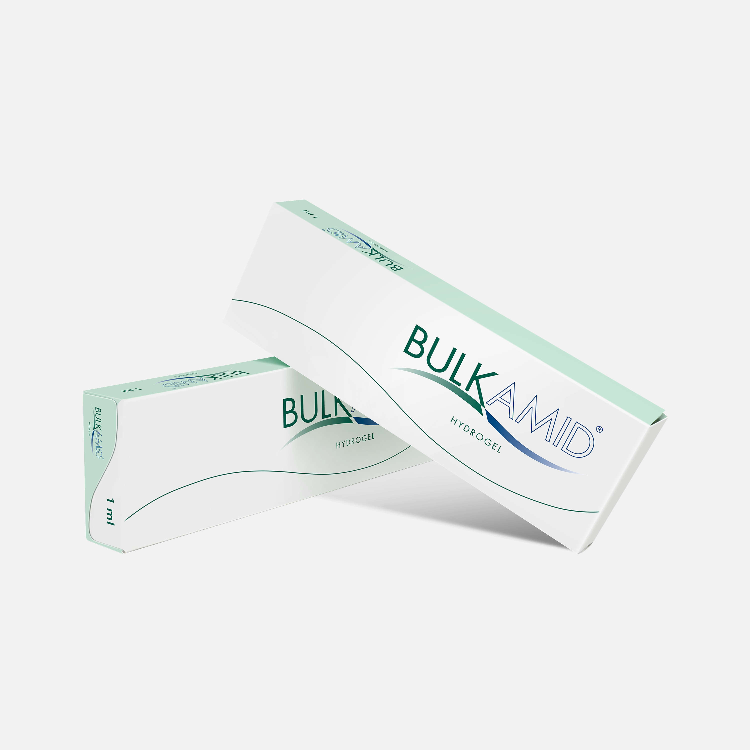 Bulkamid hydrogel product packaging boxes for urethral bulking treatment of stress urinary incontinence