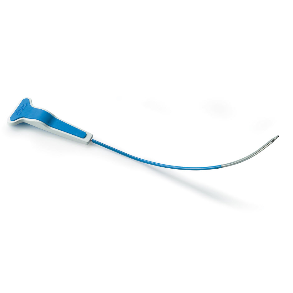 Lynx Delivery Device - Ergonomic handle fits in the hand and is designed to maximize control during delivery device placement. Non-skid grip is designed to prevent hand from slipping during intra-operative manipulations.