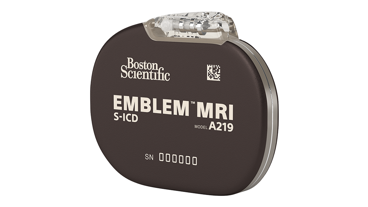 An image of the EMBLEM S-ICD as a stand-alone product.