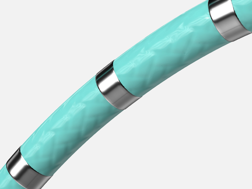 Fully braided shaft to allow greater maneuverability.