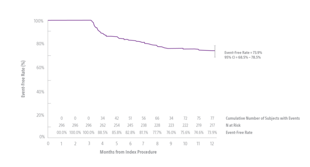 Kaplan Meyer Curve Chart.
