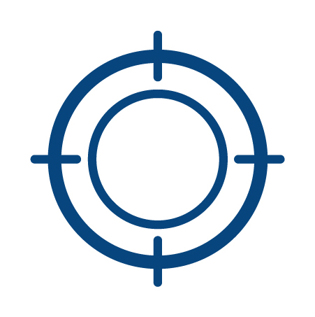 Circle target icon.