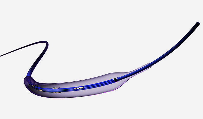 Seismiq catheter curved.