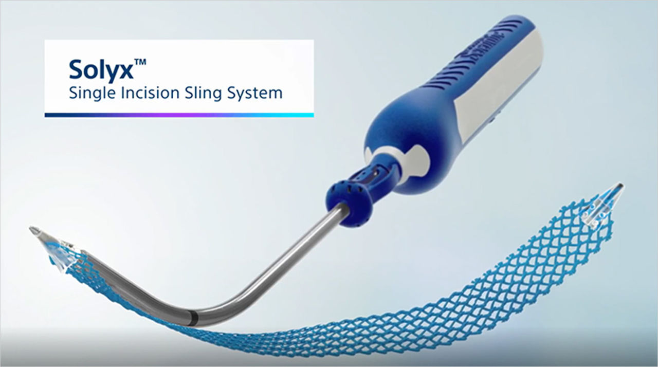 Solyx™ Single Incision Sling 3D Procedural Animation video thumbnail.