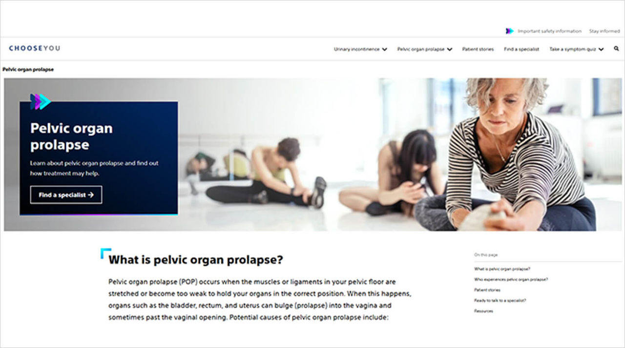 ChooseYou.com website thumbnail.