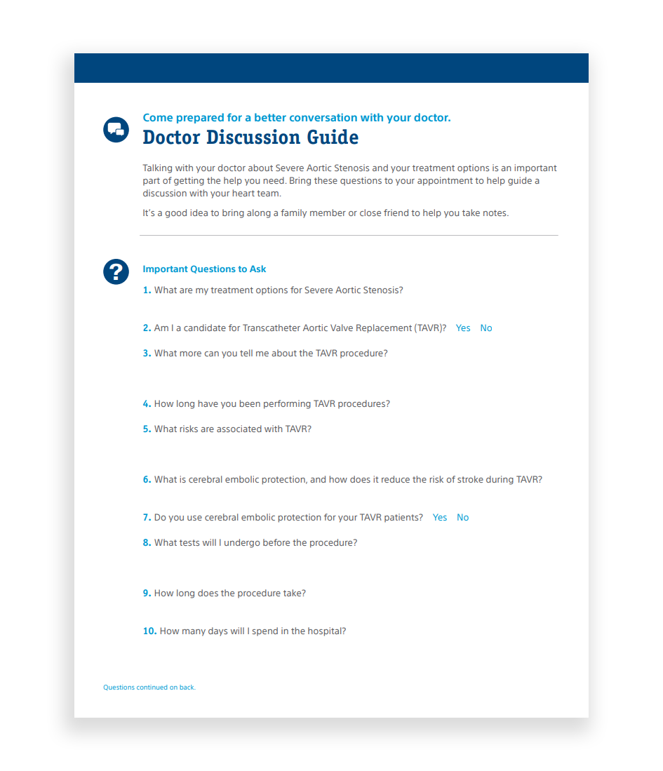 Download our Doctor Discussion Guide