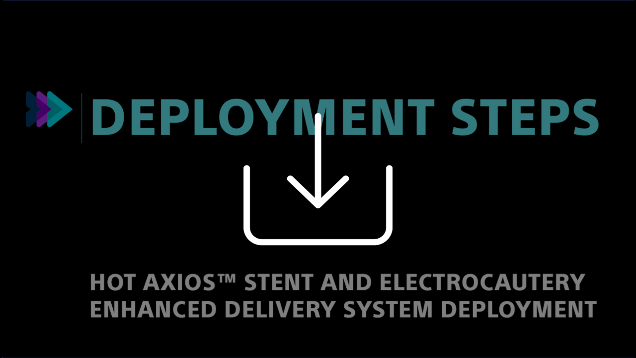 AXIOS™ stent device in-service demonstration.