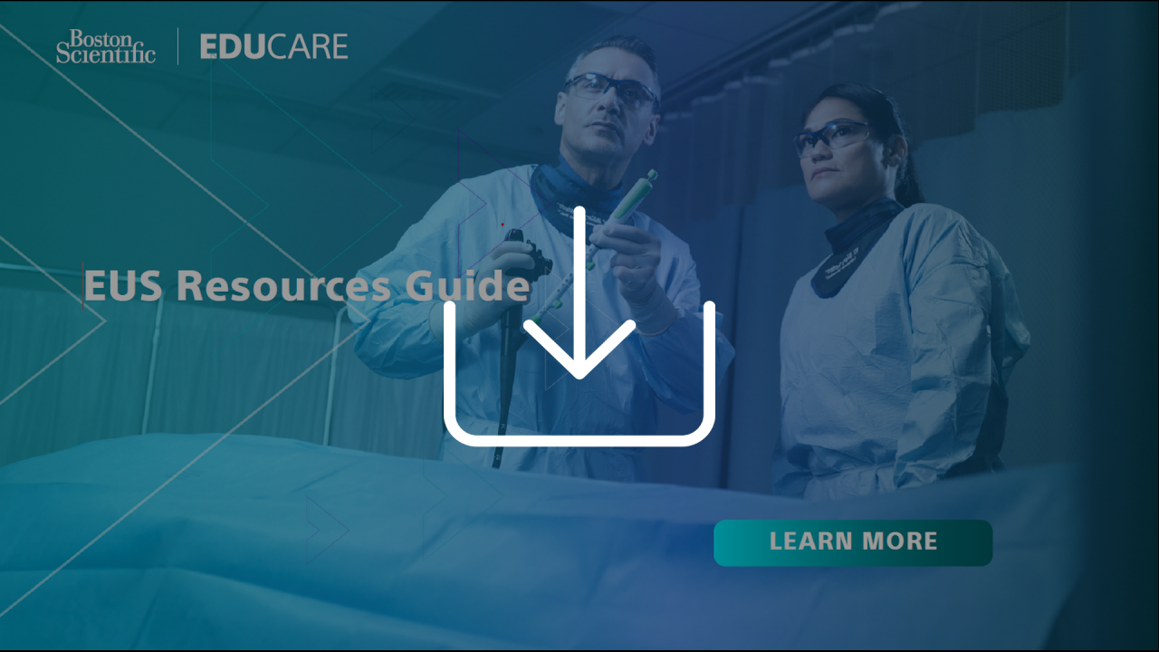 AXIOS™ stent placement with EUS 3D animation.
