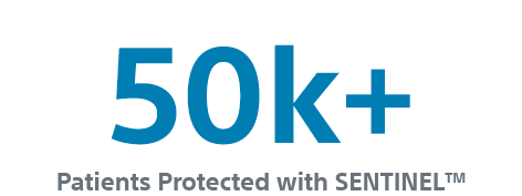 50k+ Patients Protected with SENTINEL
