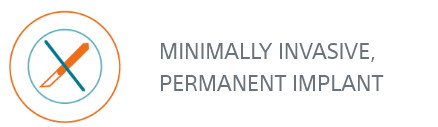 MINIMALLY INVASIVE, PERMANENT IMPLANT