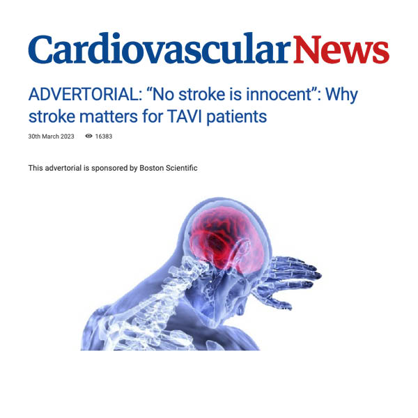Cover first stroke advertorial