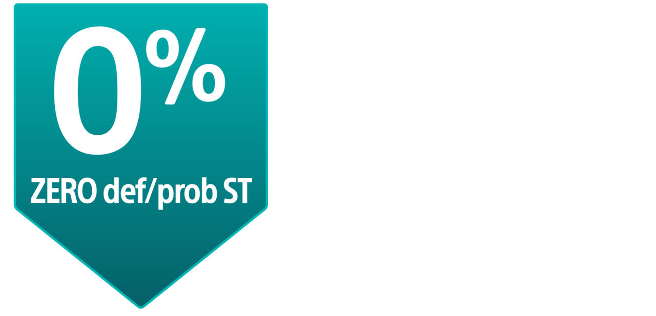 Zero definite/probable ST