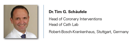 Dr. Tim Schäufele, Inteventional cardiologist