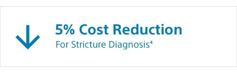 5% cost reduction for stricture diagnosis