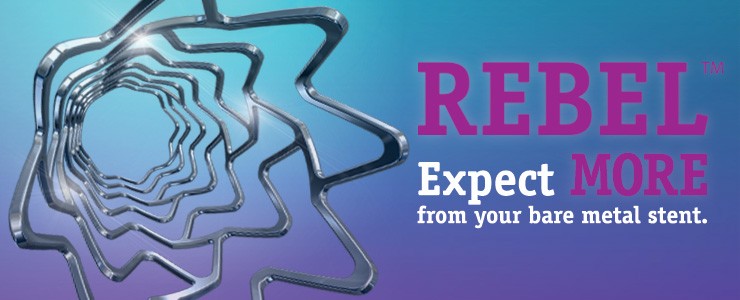 REBEL™ Expect more from your bare metal stent.