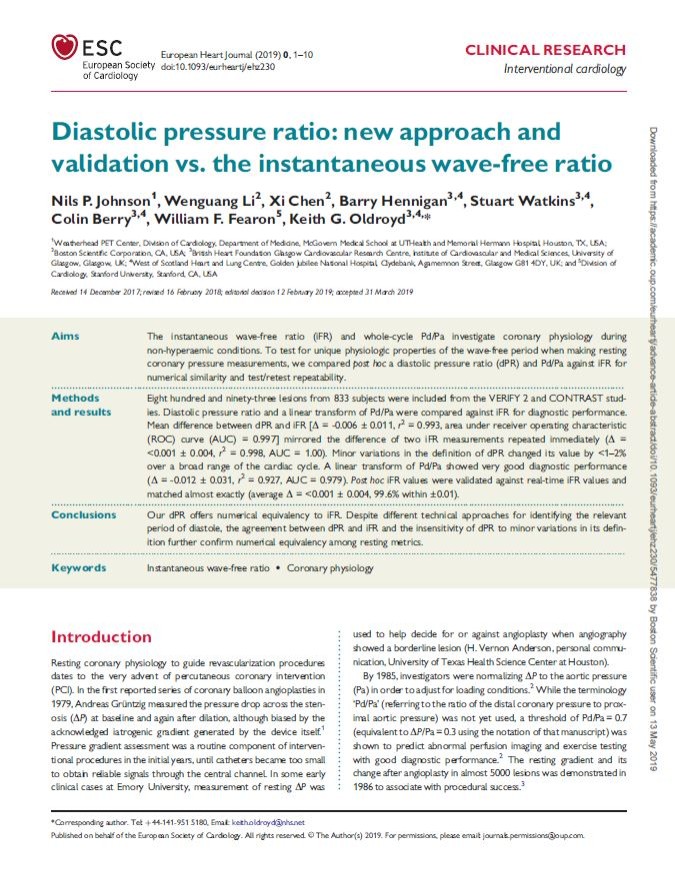 Diastolic Pressure Ratio
