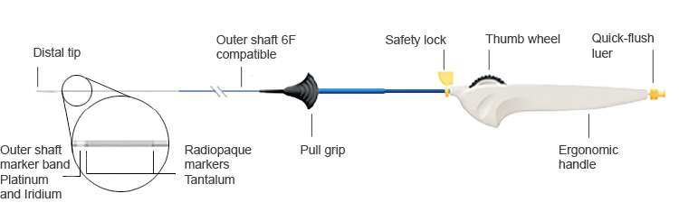 Epic Vascular Self-Expanding Stent System Schematic